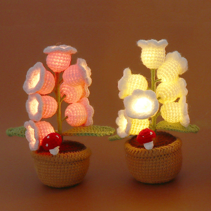 Handmade Crochet Lily Lights